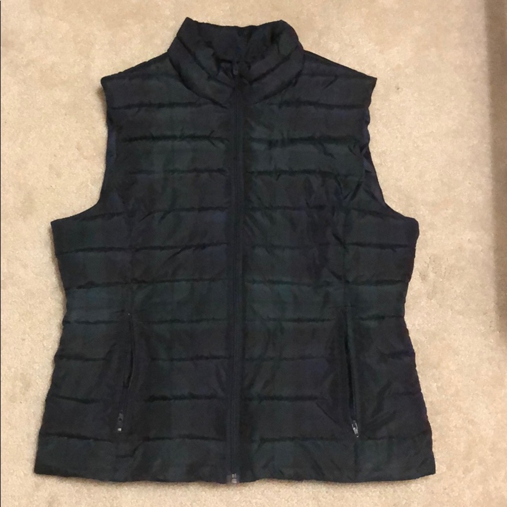 Plaid vest